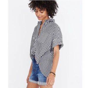 Madewell Gingham Button Down Shirt